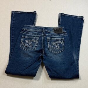 Silver Jeans Women's Boot Cut in Dark Blue